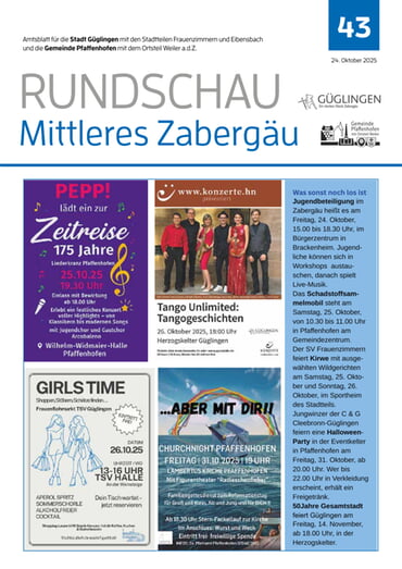 Amtsblatt 2025 KW 43 vom 24.10.2025