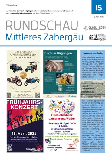 Amtsblatt 2026 KW 15 vom 10.04.2026
