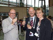 Anthony Wakefield mit Bürgermeister Klaus Dieterich und Gattin