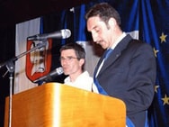 Bürgermeister Scicluna bei der Festansprache