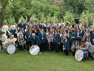 Die Musiker aus Auneau und Güglingen verabschieden sich